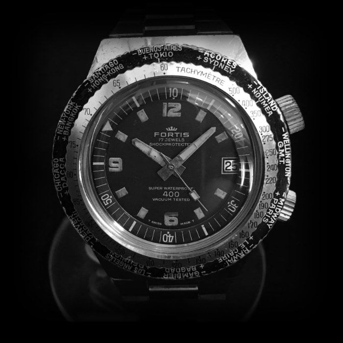 フォルティス Fortis 400 Vacuum tested World time
