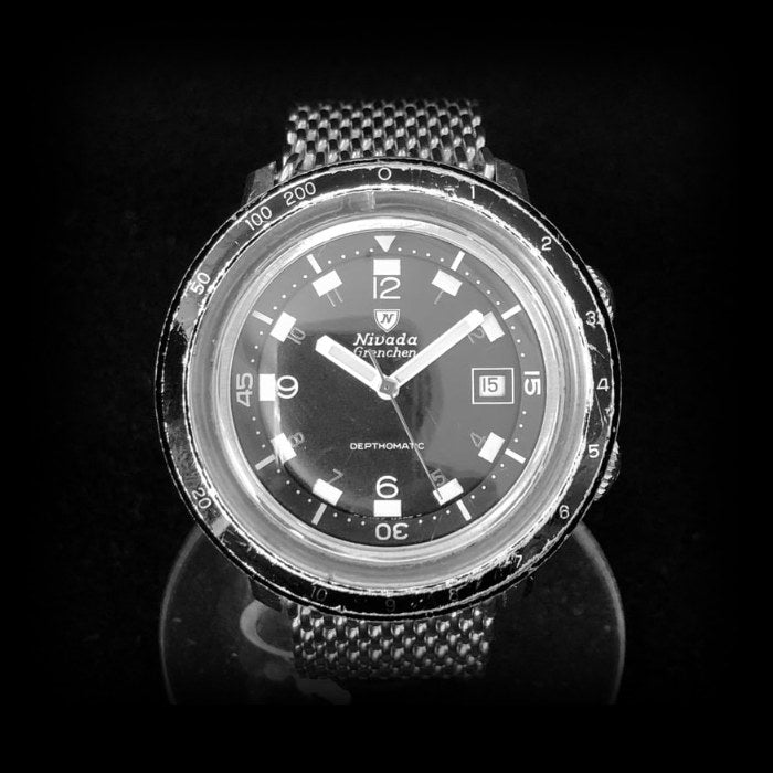 60年代：ニバダ デプソマテック Depthomatic EPSA ダイバーズ スーパーコンプレッサー