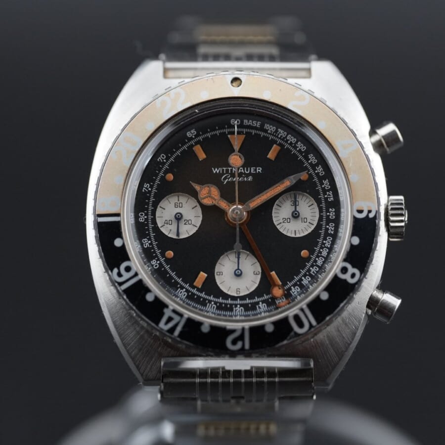 60年 ウイットナー 245T バルジュー 724 ヴィンテージ GMT