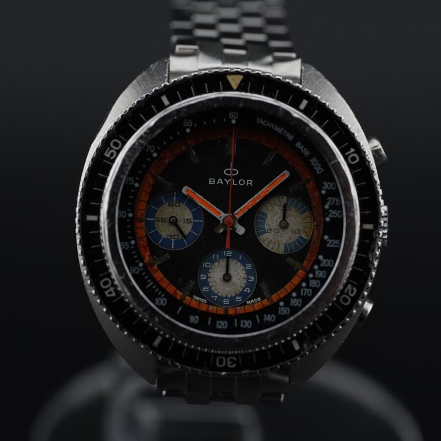 BAYLOR Valjoux 72 ダイバーズクロノグラフ
