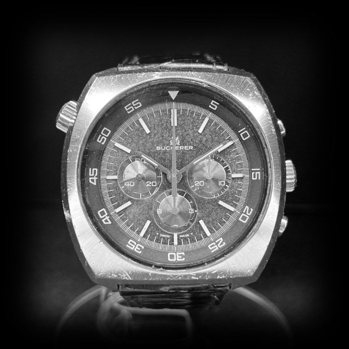 ブッフェラー　BUCHERER　ダイバー クロノグラフ　Lemania 1873　1970年代